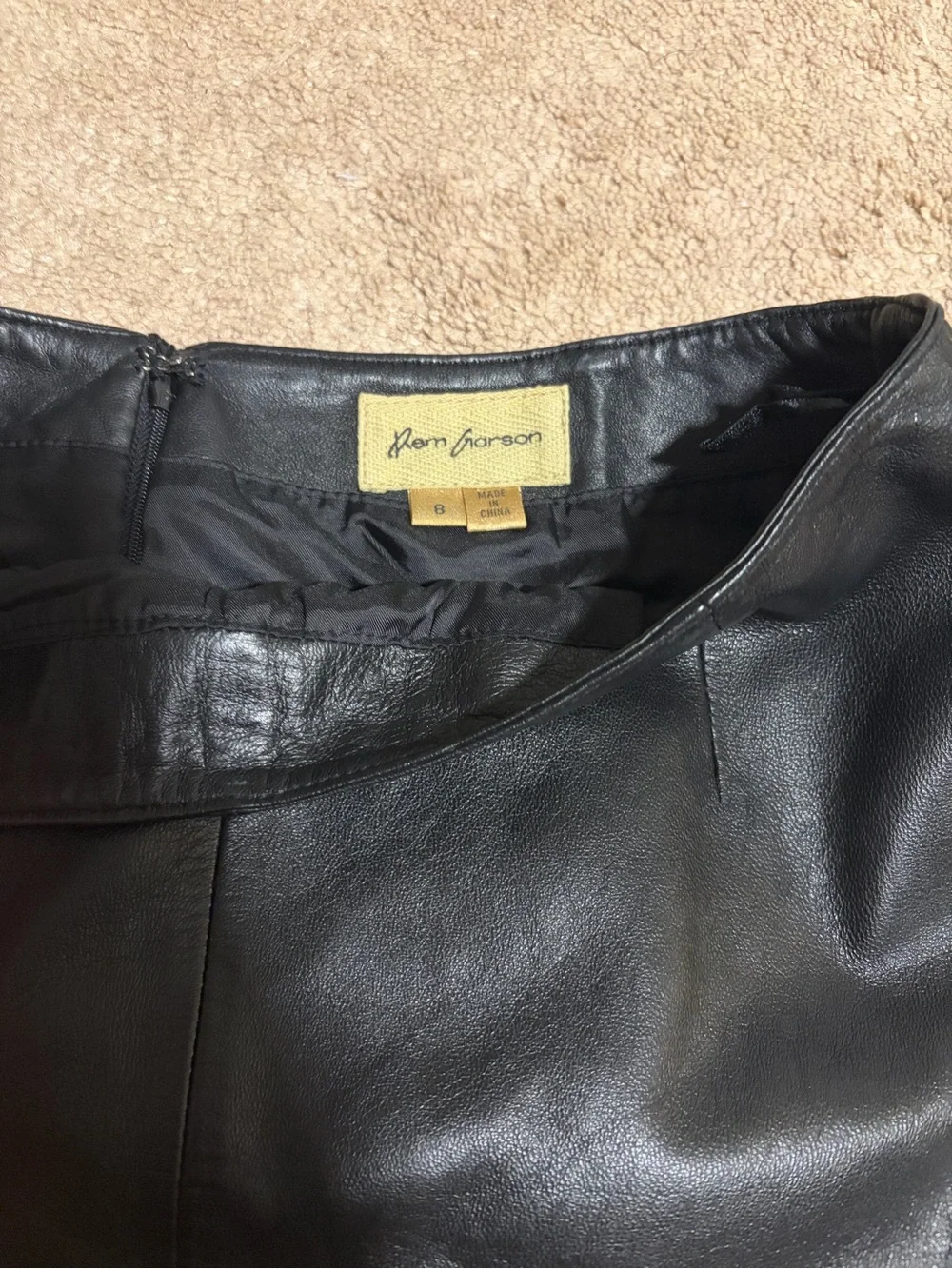 Leather Pencil Skirt size 8